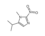 5-Isopropyl-1-methyl-2-nitro-1H-imidazole结构式