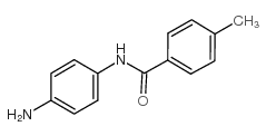 N-(4-氨基苯基)-4-甲基苯甲酰胺结构式