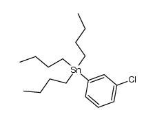 tributyl(3-chlorophenyl)stannane结构式