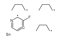 3-氟-4-(三正丁基锡)吡啶结构式