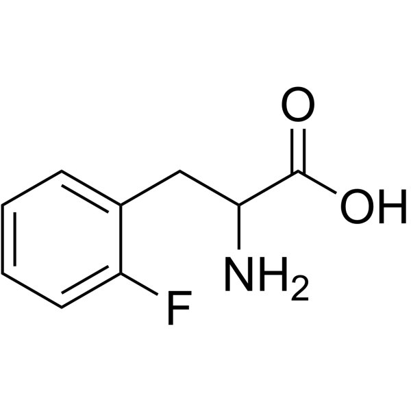 2-氟-DL-苯基丙胺酸结构式