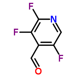 2,3,5-三氟吡啶-4-甲醛结构式