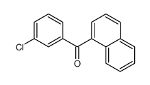 (3-chlorophenyl)-naphthalen-1-ylmethanone Structure