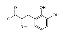 2-amino-3-(2,3-dihydroxyphenyl)propanoic acid结构式