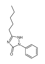3-Pentyl-1-phenyl-1H-1,2,4-triazol-5(4H)-one Structure