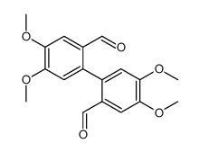 2-(2-formyl-4,5-dimethoxyphenyl)-4,5-dimethoxybenzaldehyde结构式