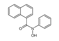 N-hydroxy-N-phenylnaphthalene-1-carboxamide结构式