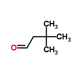 3,3-Dimethylbutanal structure