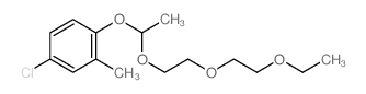 4-chloro-1-[1-[2-(2-ethoxyethoxy)ethoxy]ethoxy]-2-methyl-benzene Structure