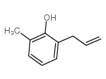 2-烯丙基-6-甲基苯酚结构式