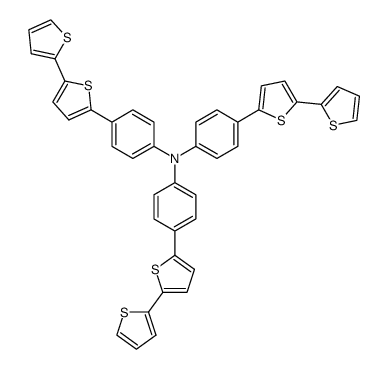 tris(4-(5-(thiophen-2-yl)thiophen-2-yl)phenyl)amine Structure