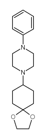 1-(1,4-二噁螺[4.5]-8-癸基)-4-苯基哌嗪结构式