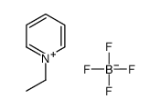 1-乙基吡啶-1-鎓四氟硼酸盐结构式