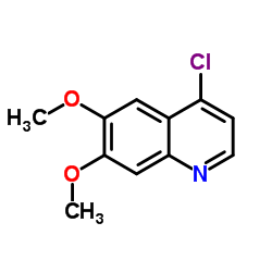 4-氯-6,7-二甲氧基喹啉结构式
