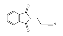 N-(2-氰基乙基)-邻苯二甲酰亚胺结构式