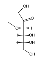 3-O-Methyl-D-fructose Structure