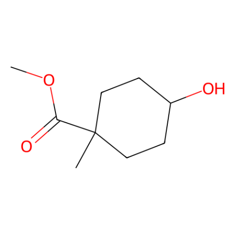 methyl 4-hydroxy-1-methylcyclohexanecarboxylate Structure