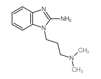 1-[3-(二甲基氨基)丙基]-1H-苯并咪唑-2-胺结构式