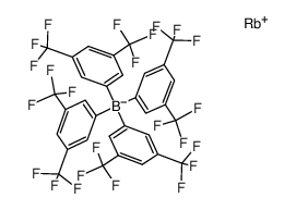 Rb[tetrakis{3,5-bis(trifluoromethyl)-phenyl}borate] Structure