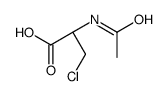 (2R)-2-acetamido-3-chloropropanoic acid结构式
