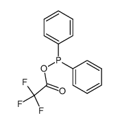 Diphenyl(trifluoracetoxy)phosphan结构式