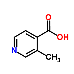 3-甲基-4-吡啶羧酸结构式