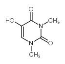 1,3-dimethyl-5-hydroxyuracil Structure