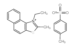 1-ethyl-2-methylnaphtho[1,2-d]thiazolium toluene-p-sulphonate Structure