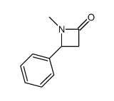 1-methyl-4-phenylazetidin-2-one结构式