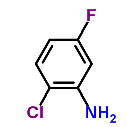 2-氯-5-氟苯胺结构式