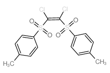 Ethylene,1,2-dichloro-1,2-bis(p-tolylsulfonyl)-, (Z)- (8CI) Structure