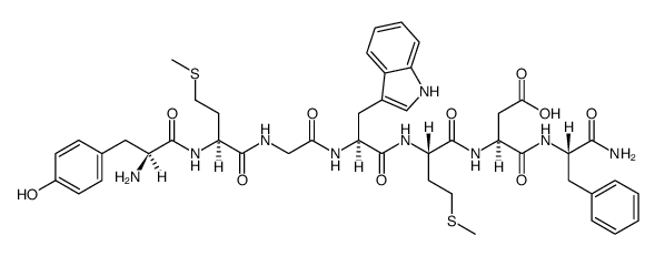 Cholecystokinin Octapeptide (2-8) (desulfated)结构式