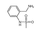 N-[2-(氨基甲基)苯基]甲磺酰胺结构式