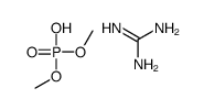 dimethyl hydrogen phosphate, compound with guanidine (1:1) Structure