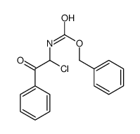 benzyl N-(1-chloro-2-oxo-2-phenylethyl)carbamate Structure