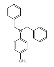 N,N-dibenzyl-4-methyl-aniline Structure