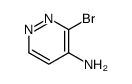 4-Amino-3-bromopyridazine Structure