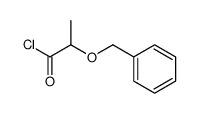 2-phenylmethoxypropanoyl chloride Structure