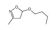 5-butoxy-3-methyl-4,5-dihydro-1,2-oxazole Structure