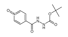 2-[(1,1-dimethylethoxy)carbonyl]hydrazide, 1-oxide structure