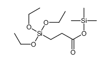 trimethylsilyl 3-triethoxysilylpropanoate结构式