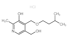 5-(hydroxymethyl)-2-methyl-4-(3-methylbutoxymethyl)pyridin-3-ol Structure