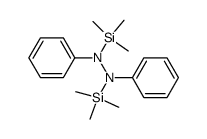 1,2-diphenyl-1,2-bis(trimethylsilyl)hydrazine结构式