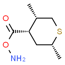 2H-Thiopyran-4-carboxylicacid,4-aminotetrahydro-2,5-dimethyl-,(2alpha,4alpha,5alpha)- Structure
