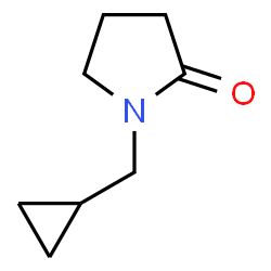 1-(cyclopropylmethyl)pyrrolidin-2-one结构式
