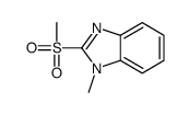 1-甲基-2-(甲磺酰基)苯并咪唑结构式