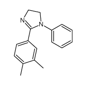 2-(3,4-dimethylphenyl)-1-phenyl-4,5-dihydroimidazole Structure