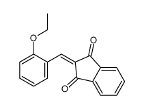 2-[(2-ethoxyphenyl)methylidene]indene-1,3-dione Structure