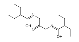 2-ethyl-N-[3-(2-ethylbutanoylamino)-2-oxopropyl]butanamide结构式