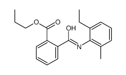 propyl 2-[(2-ethyl-6-methylphenyl)carbamoyl]benzoate结构式